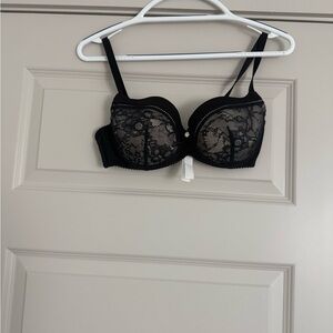 Elegant Black Lace Bra